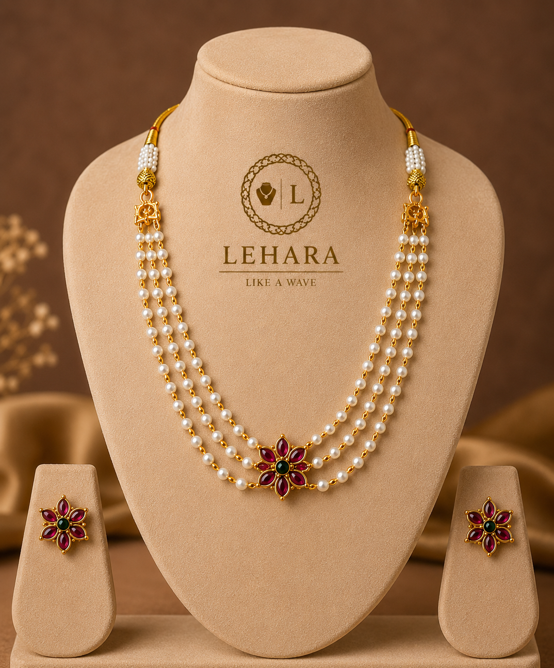 Flower Pearl Choker