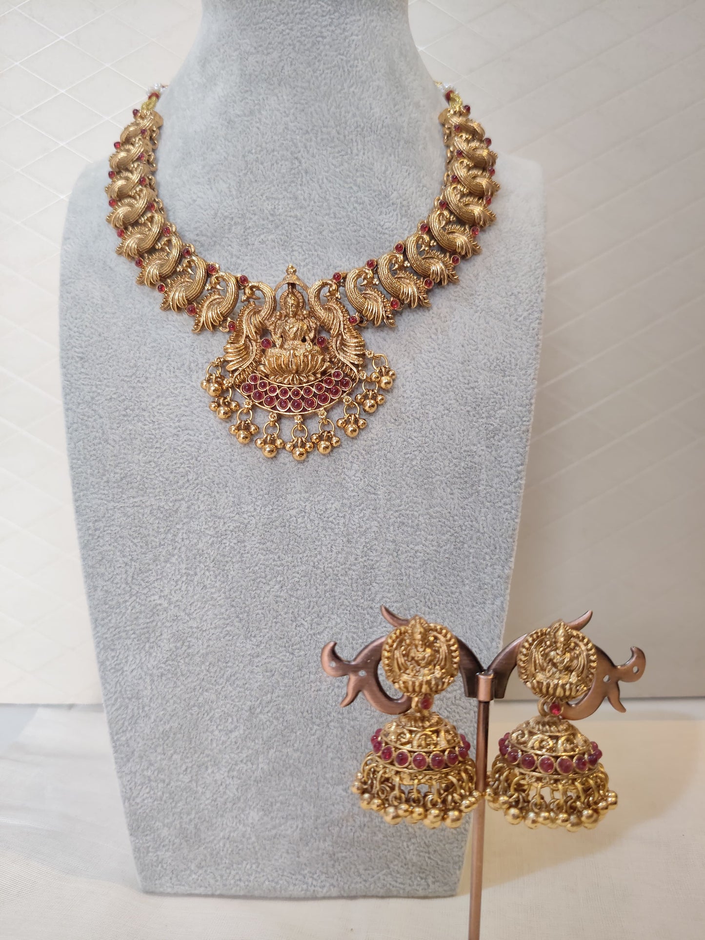 Lekshmi Peacock Necklace