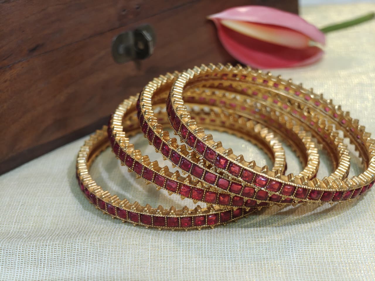 Ruby Bangles