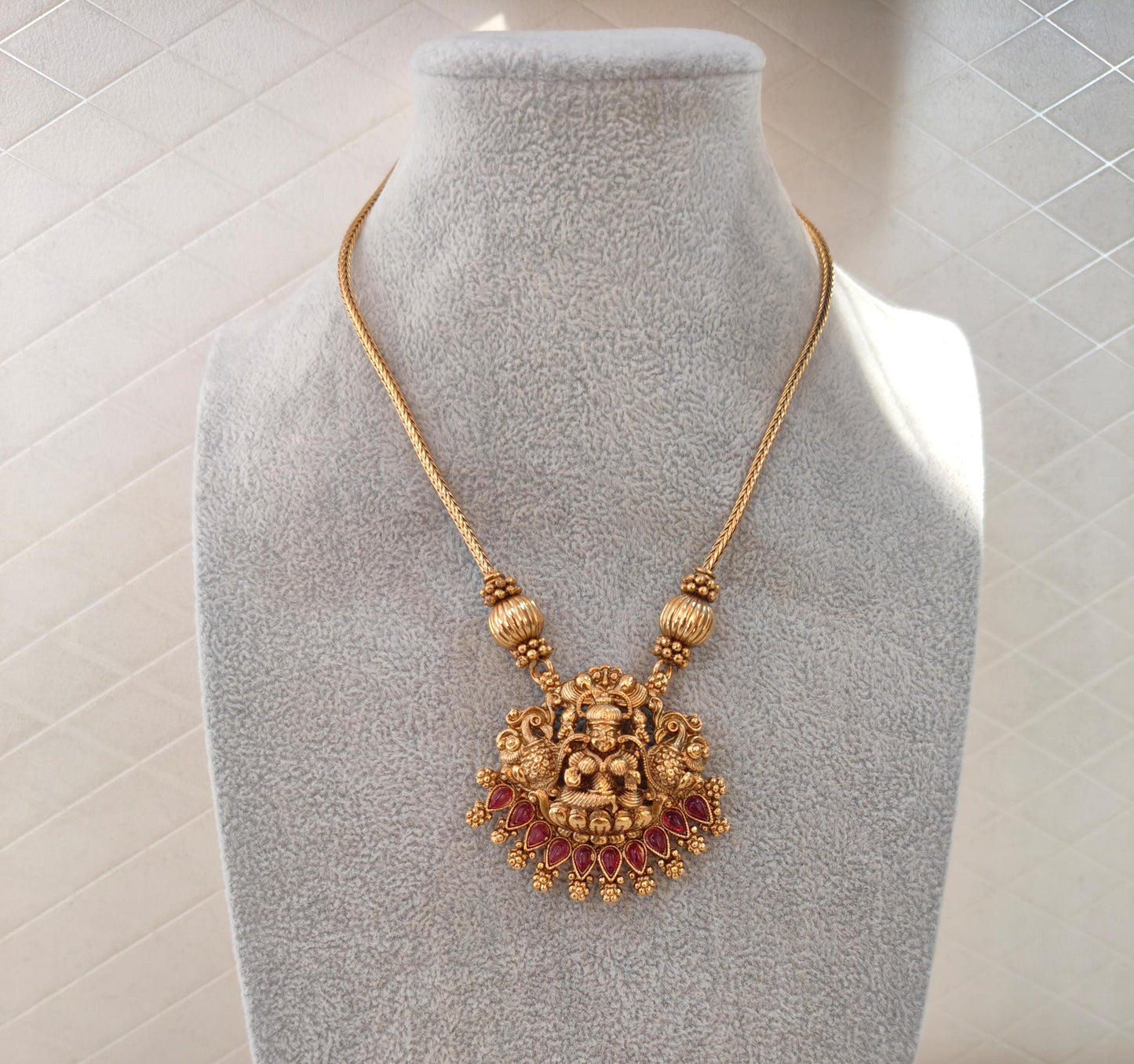 Lekshmi Temple Necklace
