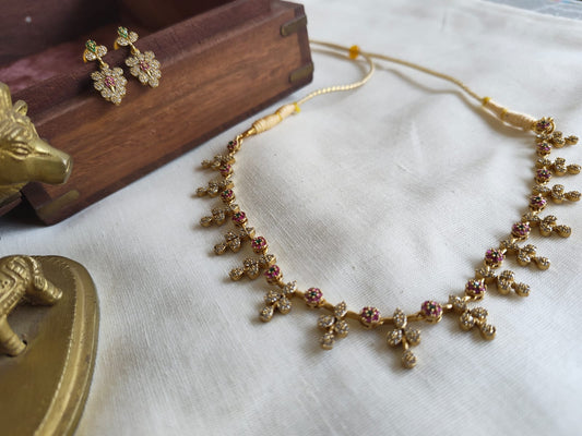 Golden Ruby Fern Set -Brass