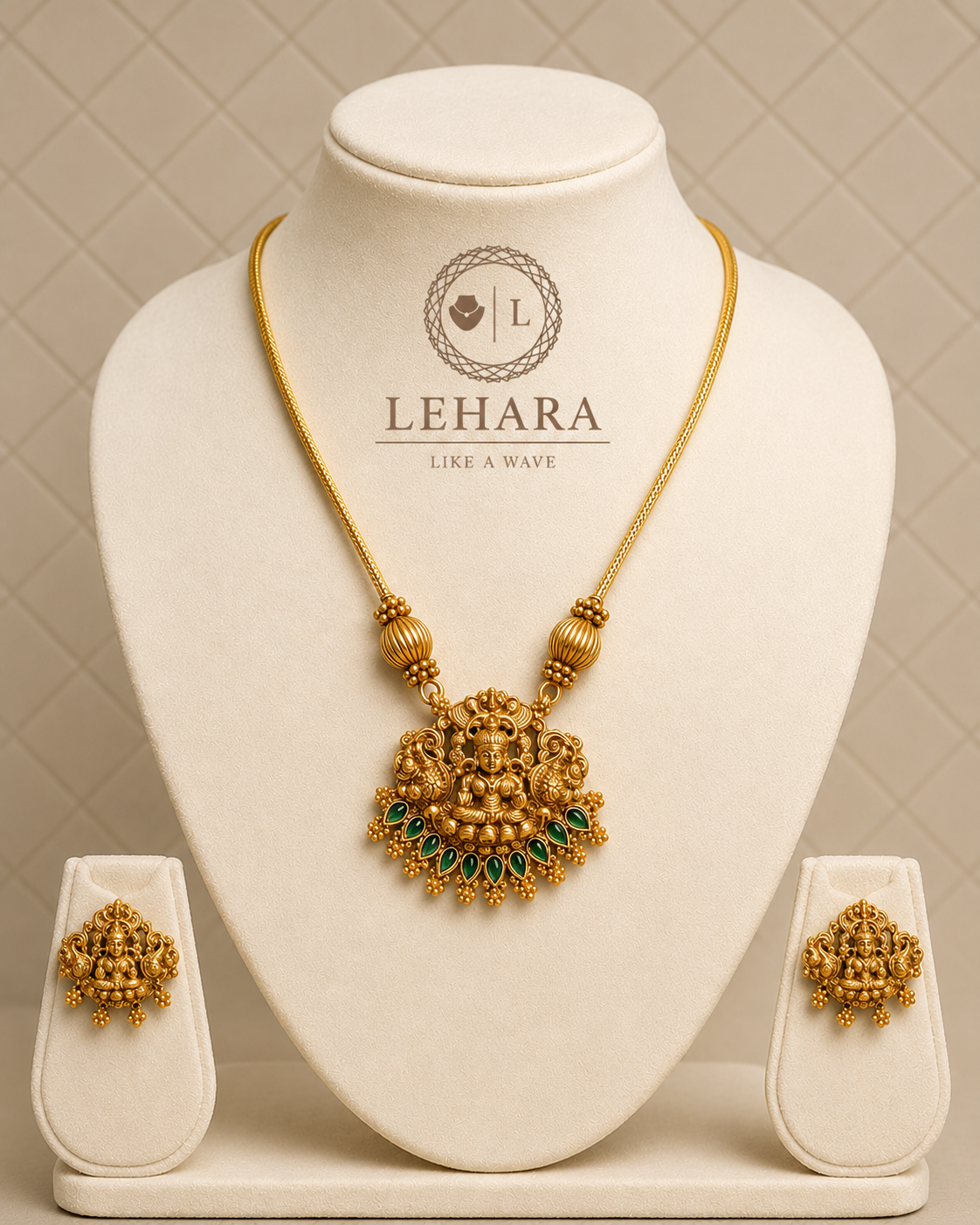Divine Lekshmi Temple Necklace