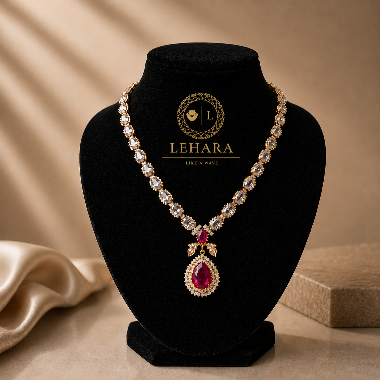 Ruby Teardrop Set