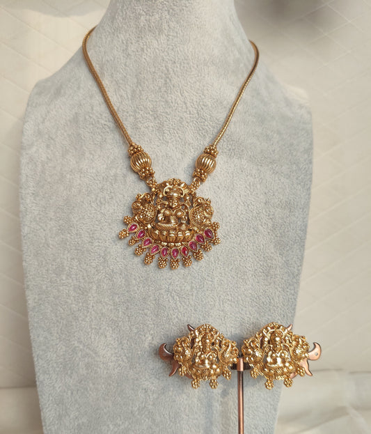 Lekshmi Temple Necklace